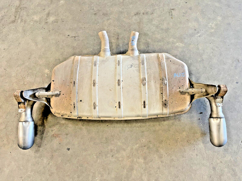 ⭐2011-2015 AUDI Q7 3.0L V6 REAR GAS EXHAUST MUFFLER WITH TIPS ASSY OEM LOT2478