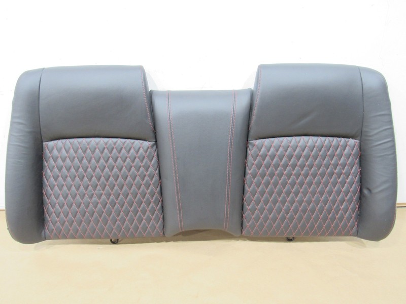 10-15 Jaguar XK XKR 2014 Rear Upper Top Seat Cushion Red Stitching |:M