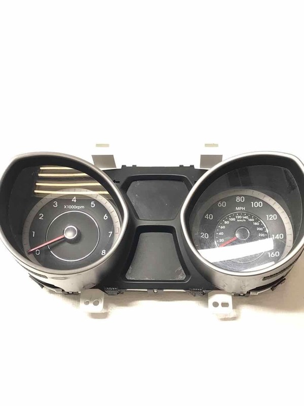 2013 Elantra MPH Speedometer Gauge Cluster Light Scratches Part# 940013X275