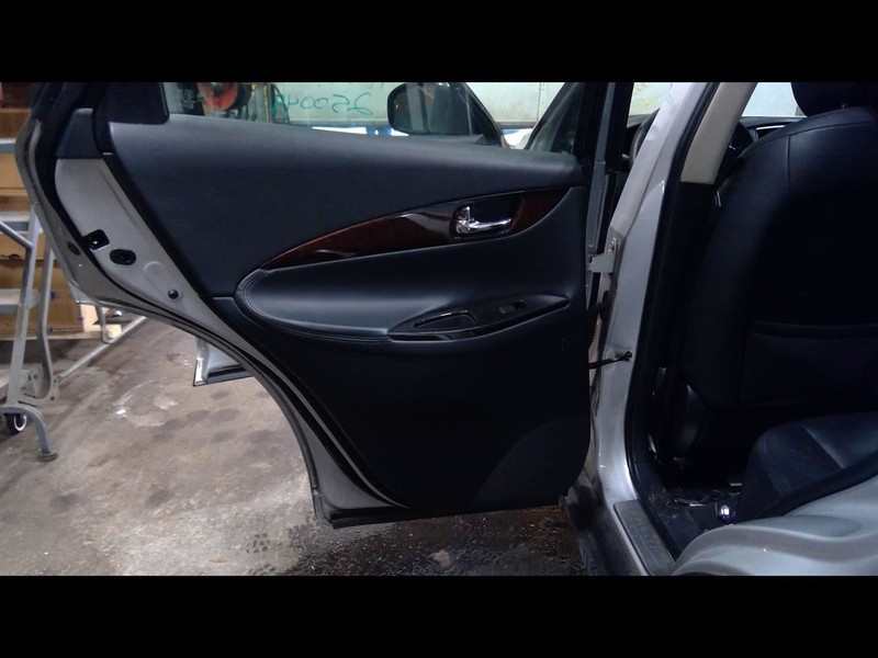 2011 EX35 Driver Left Rear Door Trim Panel Rear 1533843