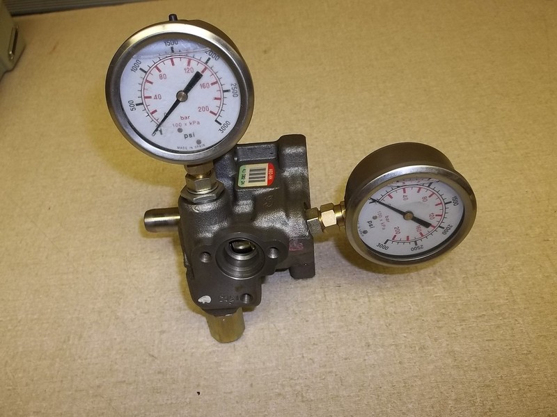 Pressure Valve HBD-HH 4J F02 24 0-3000 spi 0-200 Bar Gauges *FREE SHIPPING*