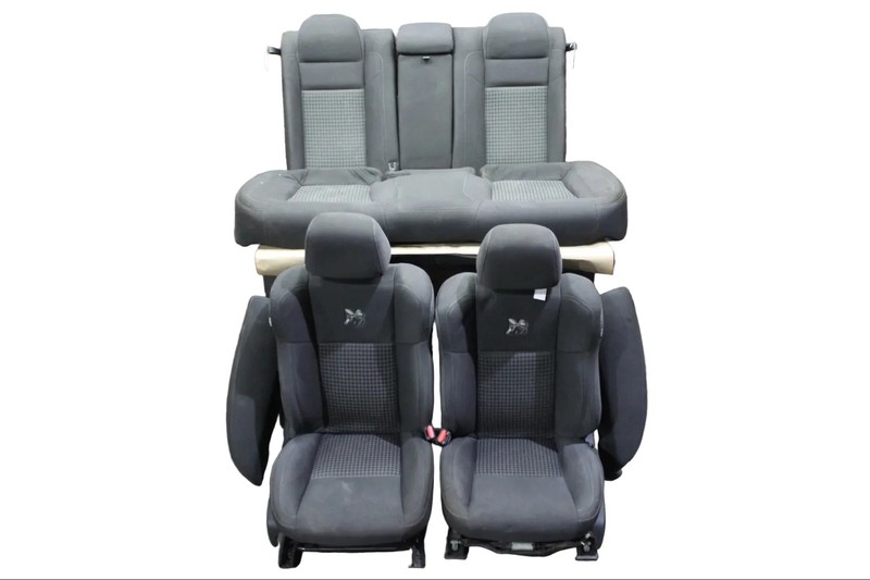 15-23 Dodge Charger Scat Pack Bee Complete Front Rear Seat Set Cloth Black OEM