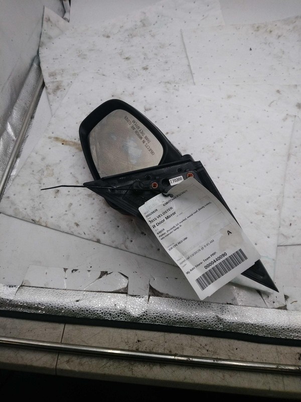 2015 Hyundai Veloster Right Door Mirror Assembly Red 101K Miles OEM Used