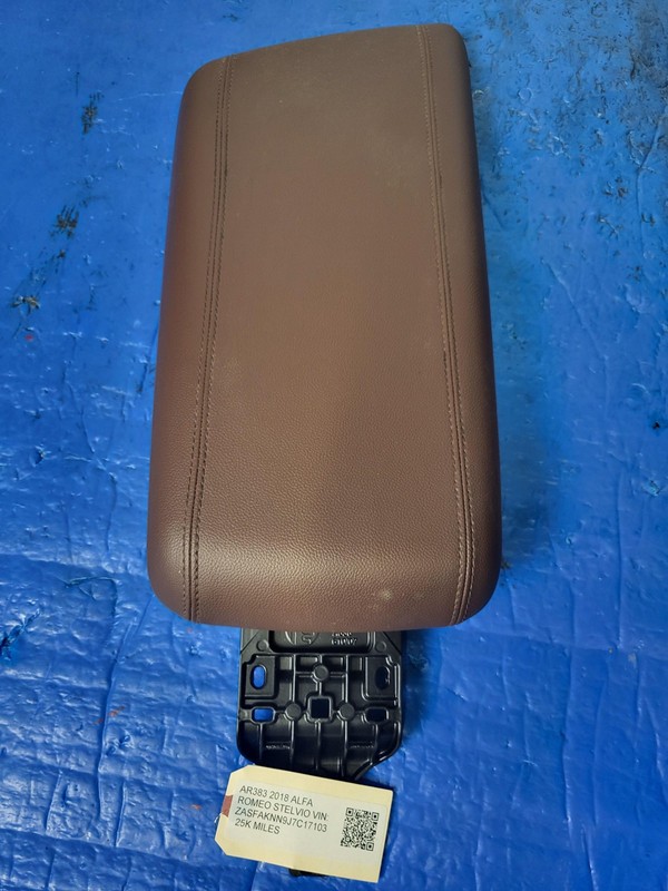 Used Oem Alfa Romeo Center Console Armrest Lid for Stelvio 2.0L AWD 2019- 2022