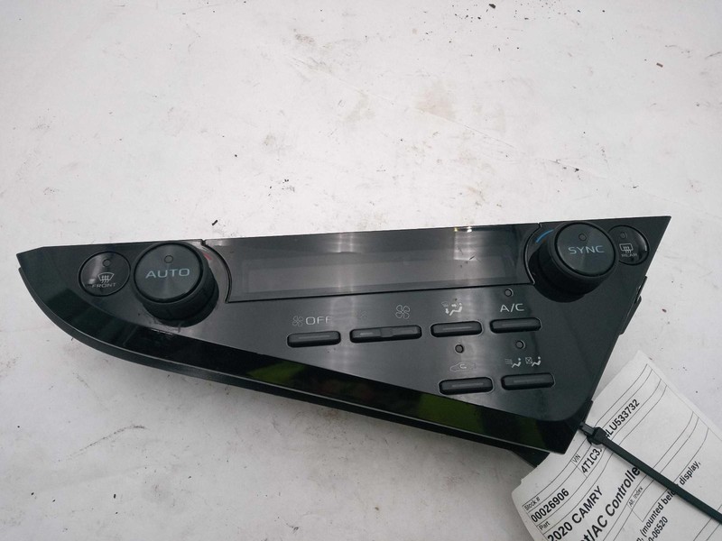 2020 Toyota Camry A/C Selector Switch OEM Red 5590006490 Used 122K Miles