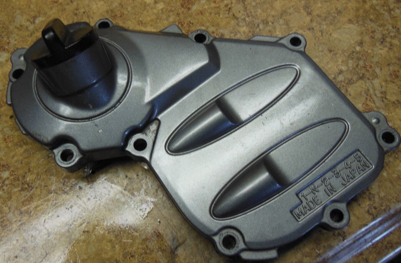 2007 Yamaha FJR1300 FJR 1300 Engine Cover Panel Case Oil Fill Check Cap Lid 07