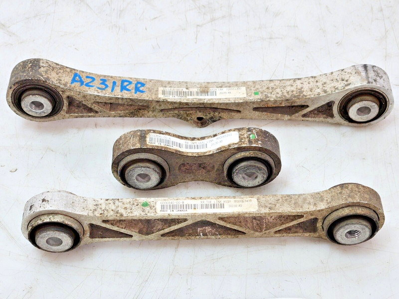 ✅ 12-16 OEM Tesla Model S Rear Right Upper Lower Control Arm SET of 3