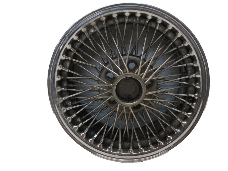 15” 15X7 FWD Dayton Wire Wheel Rim Cadillac Caddy Chrome Spokes 5x115 OEM #3