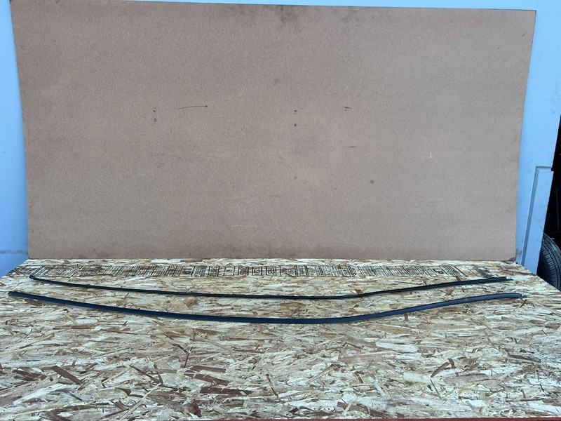 INFINITI Q50 14-24 OEM LEFT RIGHT ROOF DRIP TRIM MOLDING COVER BLACK ASSEMBLY