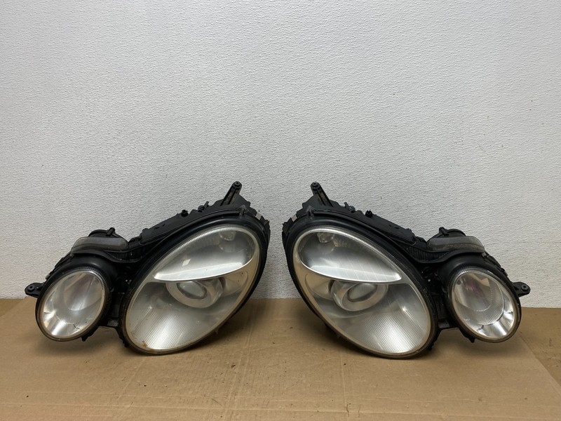2003-2006 Mercedes E E320 E350 Left+Right Side Halogen Headlights AE5017 DW