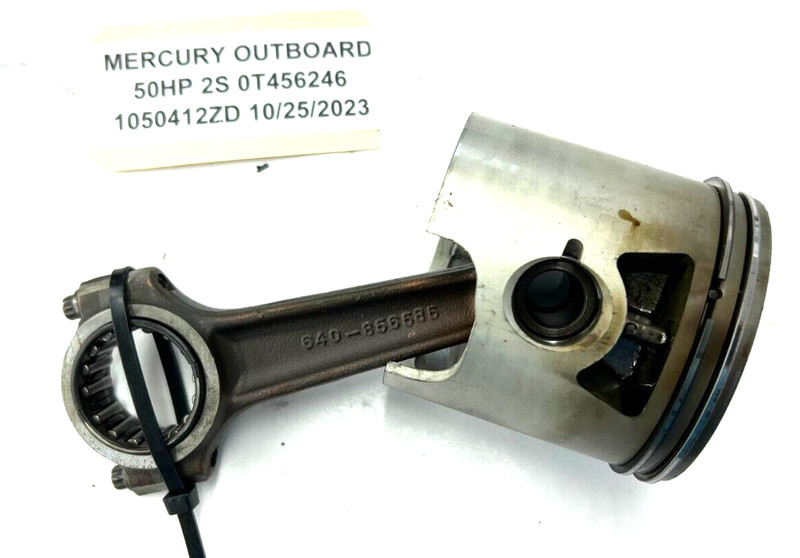 mercury outboard 50-60hp 2 stroke piston assy 850026T1 CLEANED & READY