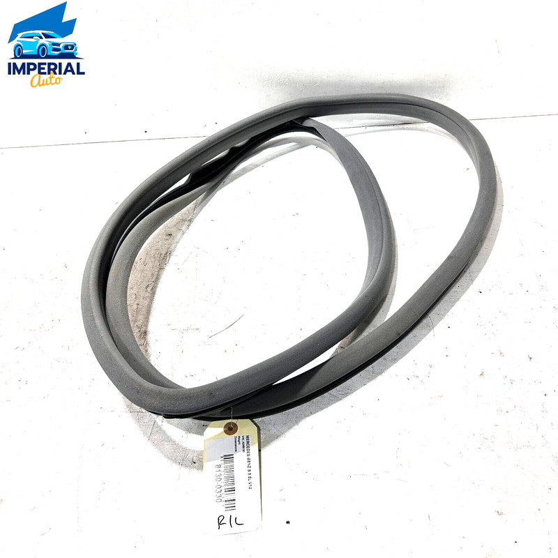 07-13 MERCEDES S600 S550 REAR DRIVER SIDE DOOR BODY WEATHERSTRIP SEAL GRAY OEM