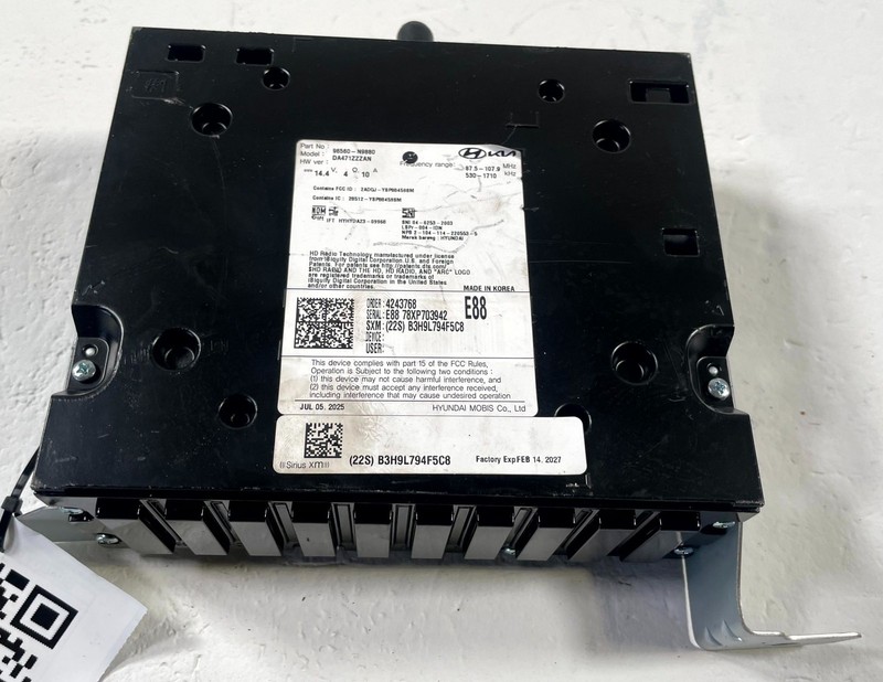 2025 - 2026 HYUNDAI TUCSON RADIO RECEIVER CONTROL MODULE HEAD UNIT 2.5L # 112014