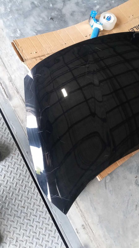 2018 Nissan Versa Hood Panel Black OEM F51009KKMA 117K Mileage