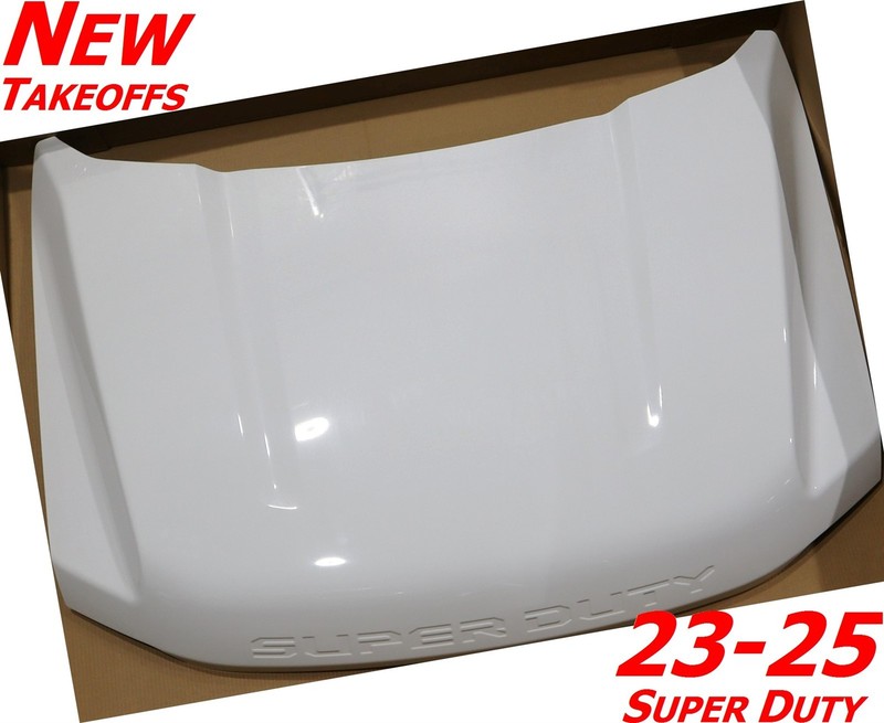 23-26 Ford Super Duty Hood White PC3Z16612A New Take Off OEM