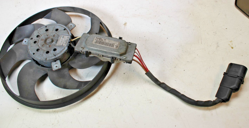 2007-2015 Audi A4 Left Electric Radiator Fan Blade W/ Motor OEM, 7L0959455G