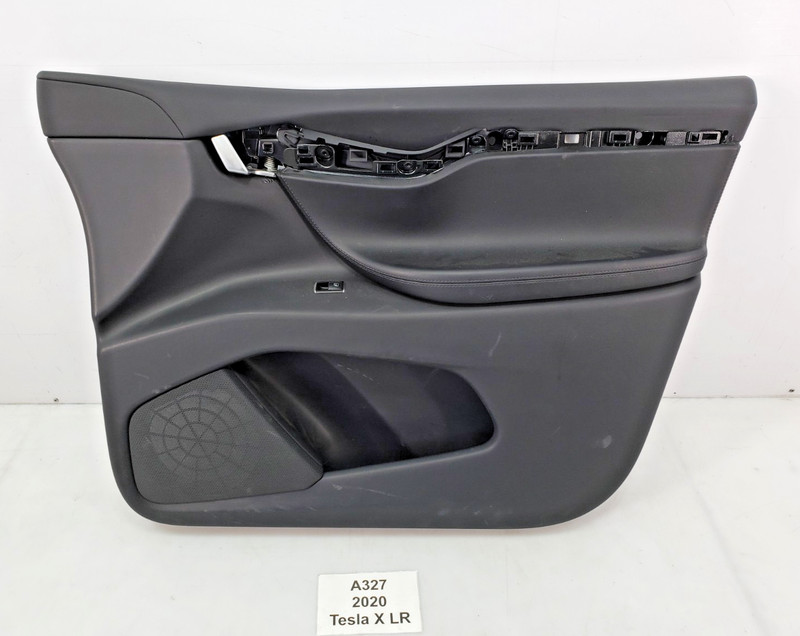 ✅ 16-20 OEM Tesla Model X Front Right Passenger Side Door Panel Trim Black NOTE*