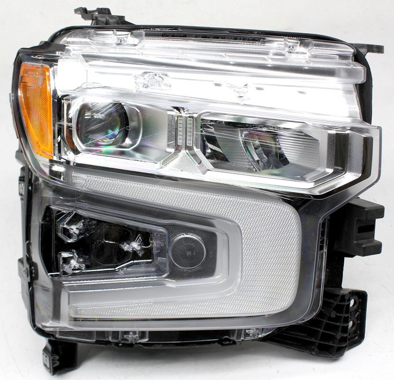 OEM Right Passenger Side LED Headlamp For Chevy Silverado 1500 Chrome 85594434