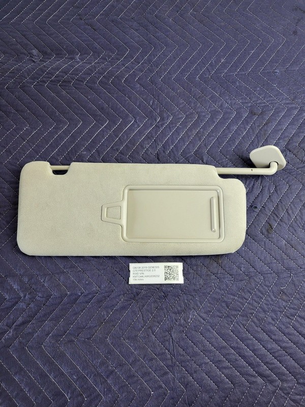 Used Oem Genesis Right Passenger Sun Visor 2019 for G70 2.0L RWD 2020 2021