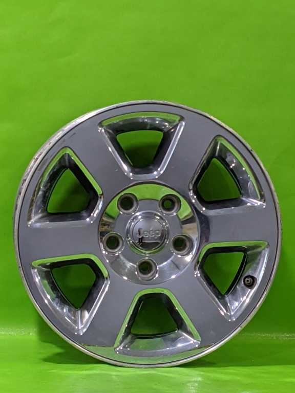 06 07 08 COMMANDER 17X7-1/2 6 SPOKE CHROME CLAD 17" WHEEL RIM OEM R392