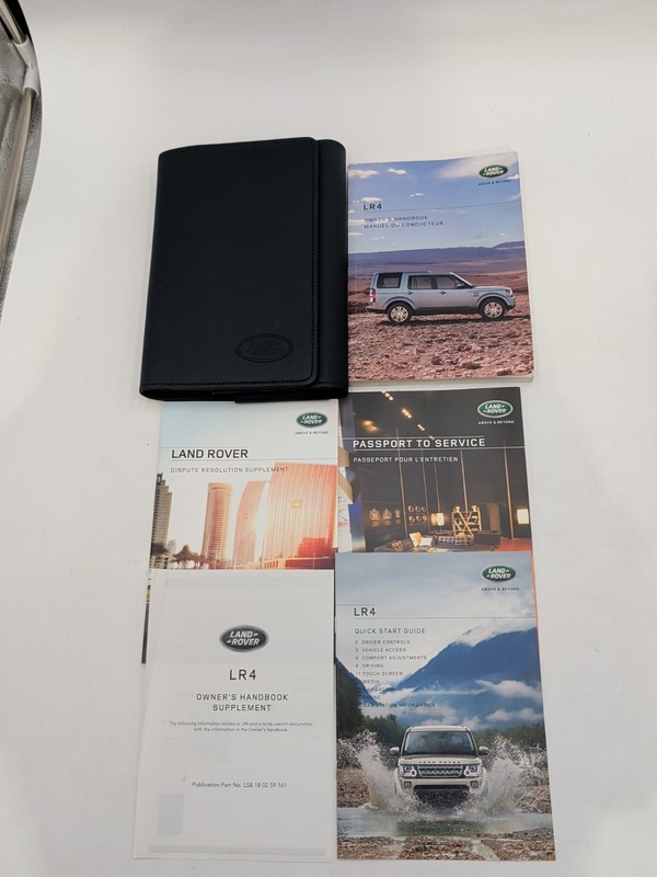 2016 Land Rover LR4 LR-4 HSE Sport Lux Owners ManualSet Landmark