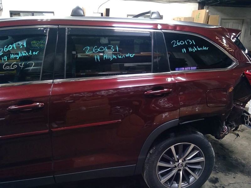 Driver Left Rear Side Door Fits 14-19 HIGHLANDER 1777917
