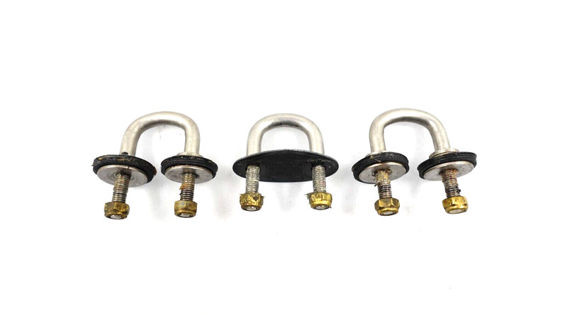 2007 Sea-Doo RXP NA 155 OEM U-Clamp Tow Hooks Set 292000011 292000933