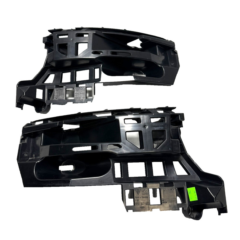 📌 2015 - 2018 PORSCHE MACAN 95B REAR LEFT & RIGHT BUMPER MOUNT BRACKET SET OEM