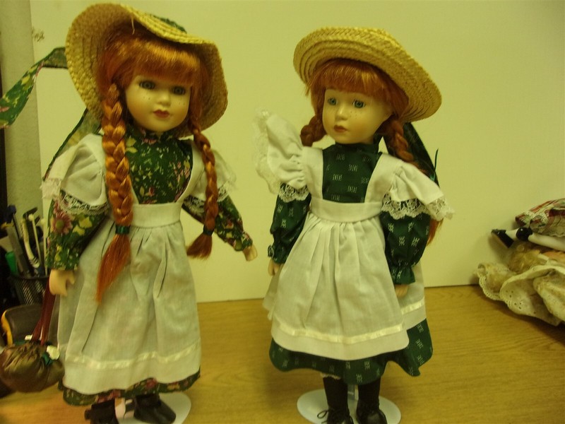 Anne Of Green Gables Limited Edition Porcelain Dolls 16" Lot of 2 FREE SHIPPING*