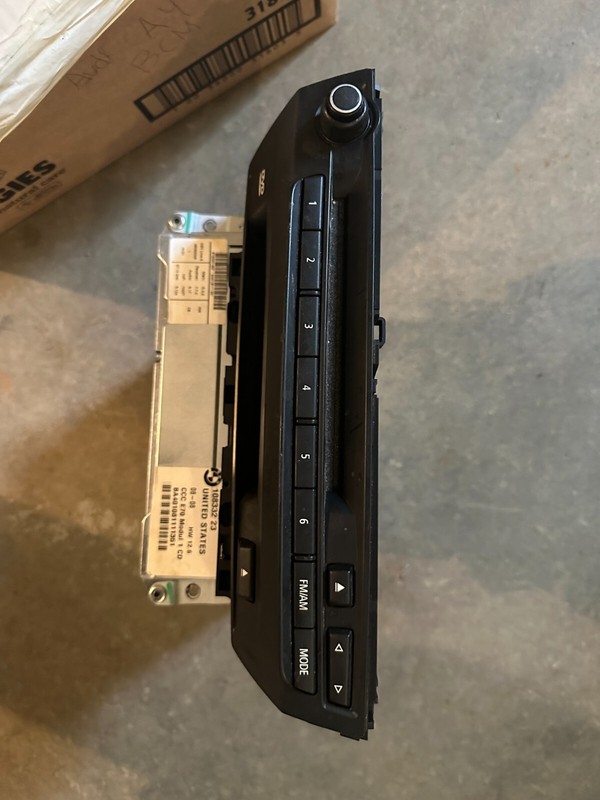 07-10 BMW X5 X6 OEM NAVIGATION SYSTEM RECEIVER MODULE DVD PLAYER CONTROL PANEL