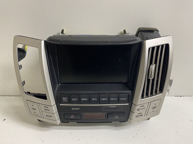 2007 Lexus RX400H AWD Navigation GPS Nav Display 86110-48390 Vents Bezel HVAC