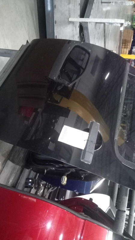 2015 Nissan Titan Left Rear Door Black OEM 4DR PU G41 Good Condition 234398