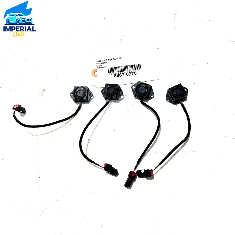 18-21 GMC TERRAIN ROOF HEADLINER HANDS FREE TELEPHONE MICROPHONE SET OF 4PCS OEM