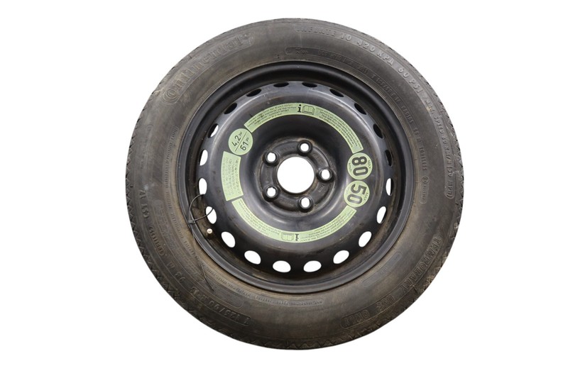 08-14 Mercedes W204 C250 Emergency Spare Tire Donut Wheel Rim 125 90 16" Oem
