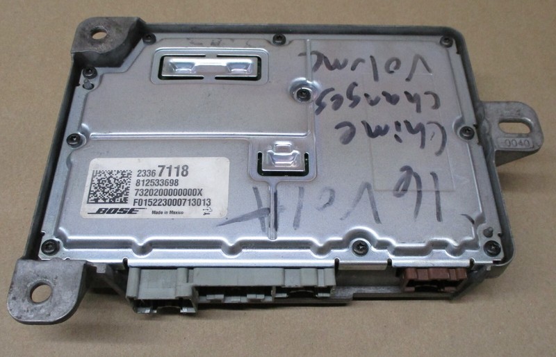 2016-2018 OEM GM CHEVOLET CHEVY VOLT AUDIO EQUIPMENT RADIO AMPLIFIER 84113643