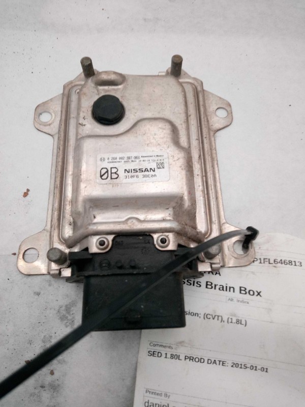 2015 Nissan Sentra Transmission Control Module OEM Brown 86K Miles NJ25-27046