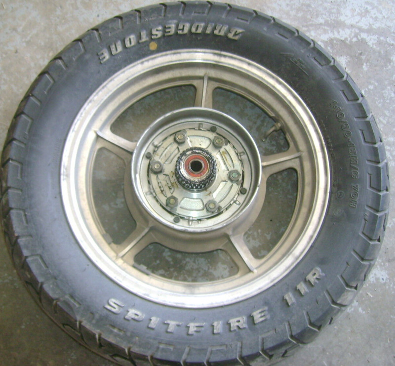 1995 1994 1993 Yamaha XV750 XV 750 Virago Rear Rim Tire Wheel 140/90-15 Back 15"