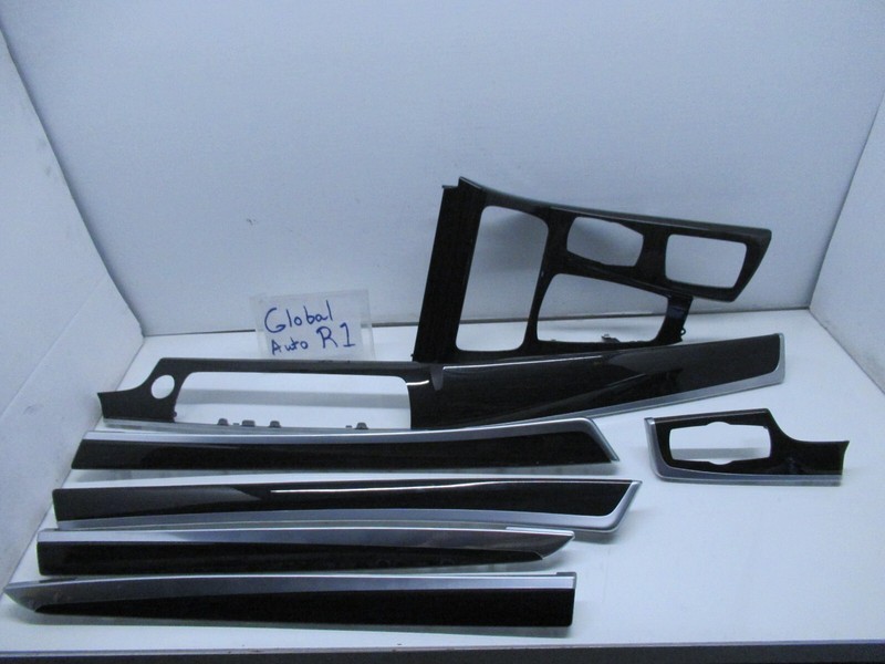 11-16 BMW F10 550i INTERIOR DASH DOOR TRIM SET OF 7 ITEMS OEM