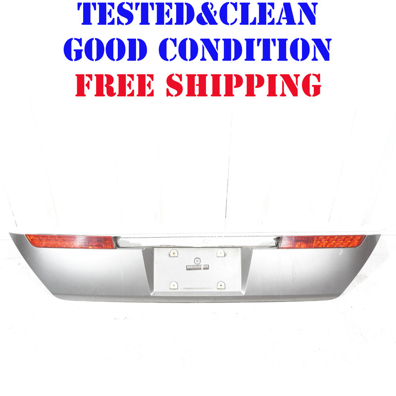 2003 - 2006 BMW 745Li TRUNK LID LICENSE PLATE TRIM PANEL OEM