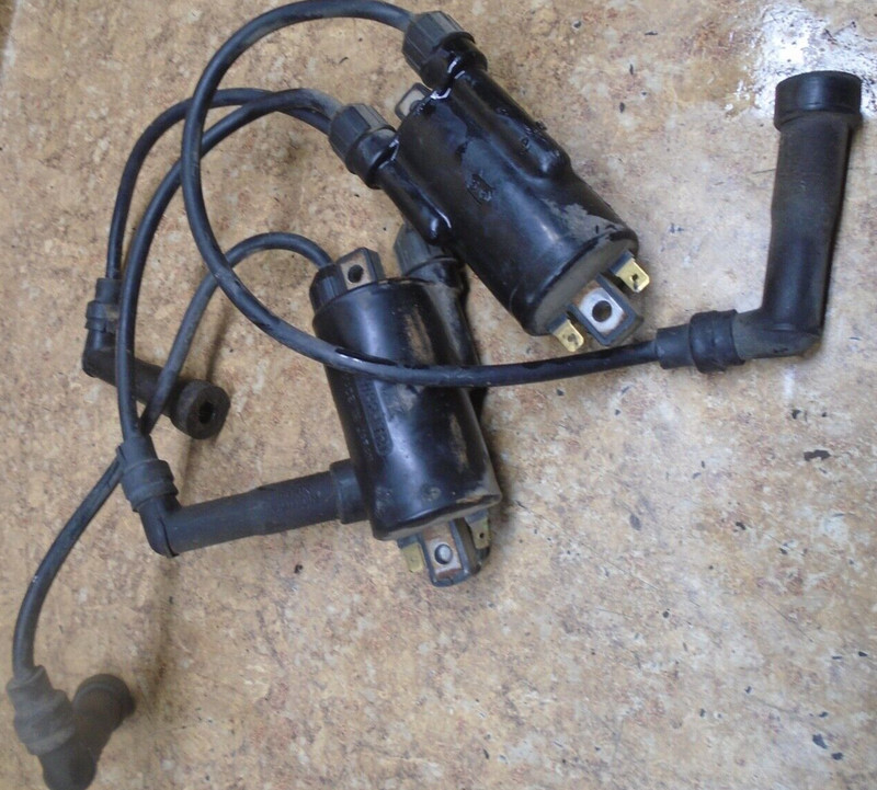 1980 Honda CB650 CB 650 C CB650C Ignition Coil Spark Plug Wires 1981 80 1979 81