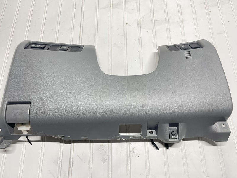07-12 Toyota Tundra Knee Bolster Panel Gray With Switch Oem Tested