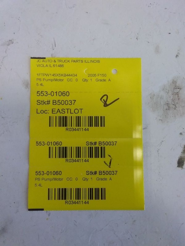 Power Steering Pump Fits 04-08 FORD F150 PICKUP 3441144