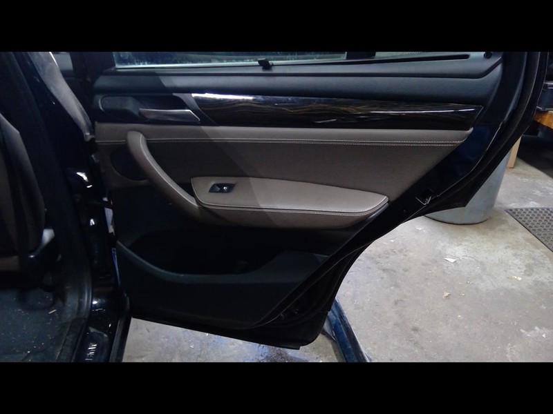 2012 X3 Passenger Right Rear Door Trim Panel Rear 1580632