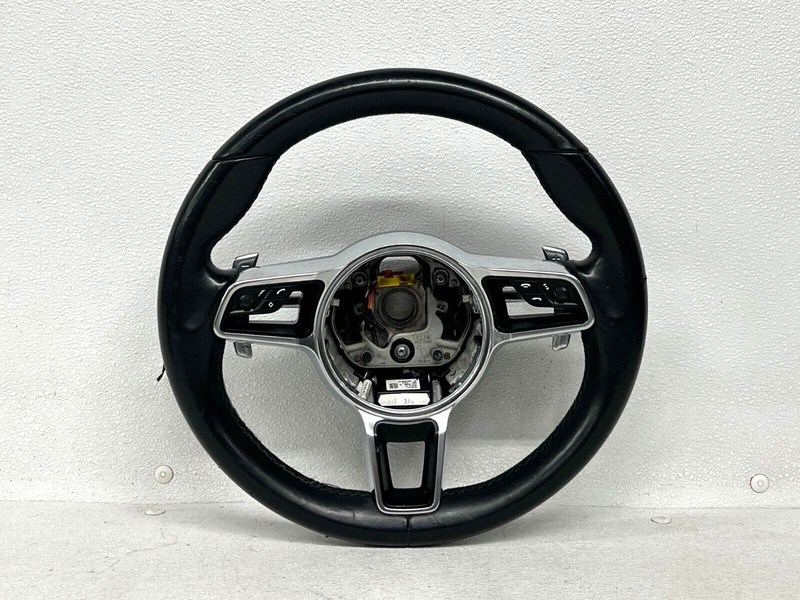 ⭐2015-2018 PORSCHE CAYENNE STEERING HEATED WHEEL W/ PADDLE SHIFTERS OEM LOT2542
