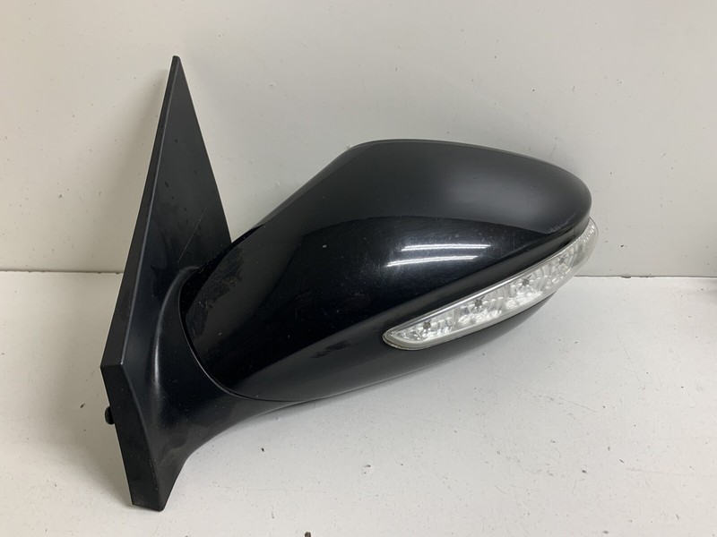 2011-2014 Hyundai Sonata VIN C B Left Driver Side View Door Mirror 7 Wire Black