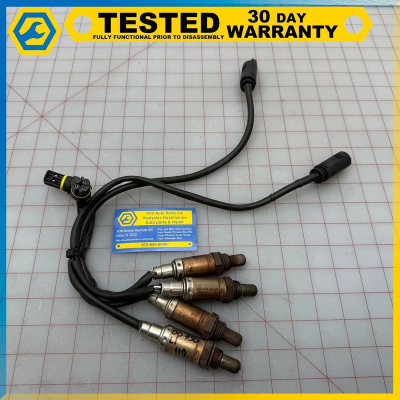 94-01 BMW 730 740 750 O2 OXYGEN SENSOR SET OF 4 OEM