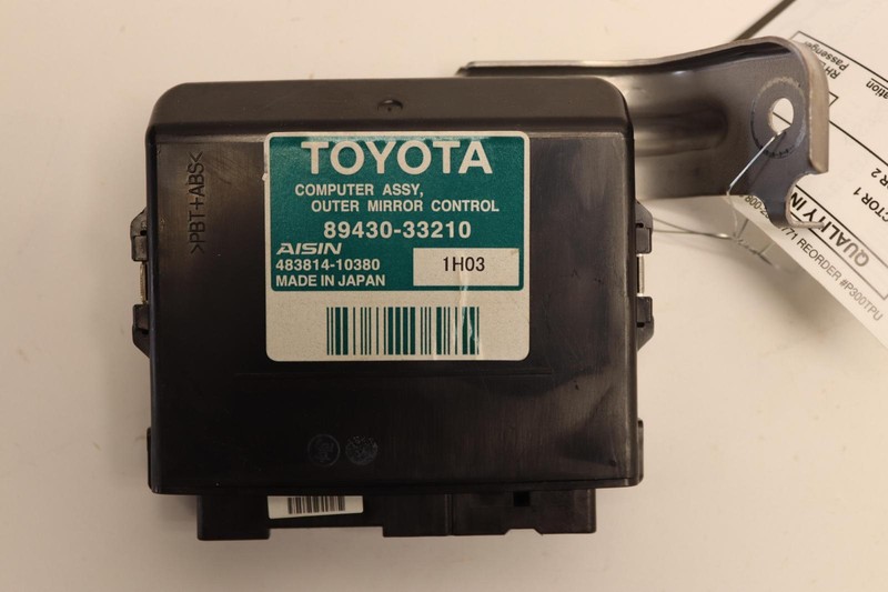2010-2012 LEXUS ES350 OUTER MIRROR COMPUTER CONTROL MODULE UNIT OEM