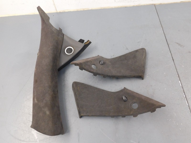 2012 08 - 11 Audi R8 GT V10 Alcantara Interior Pillar Trim - Partial #00228 I3