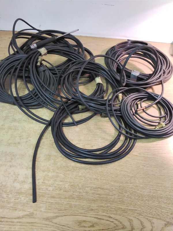 Weldcraft Lot Of Tig Torches, No Tip W/8 Extra Hoses