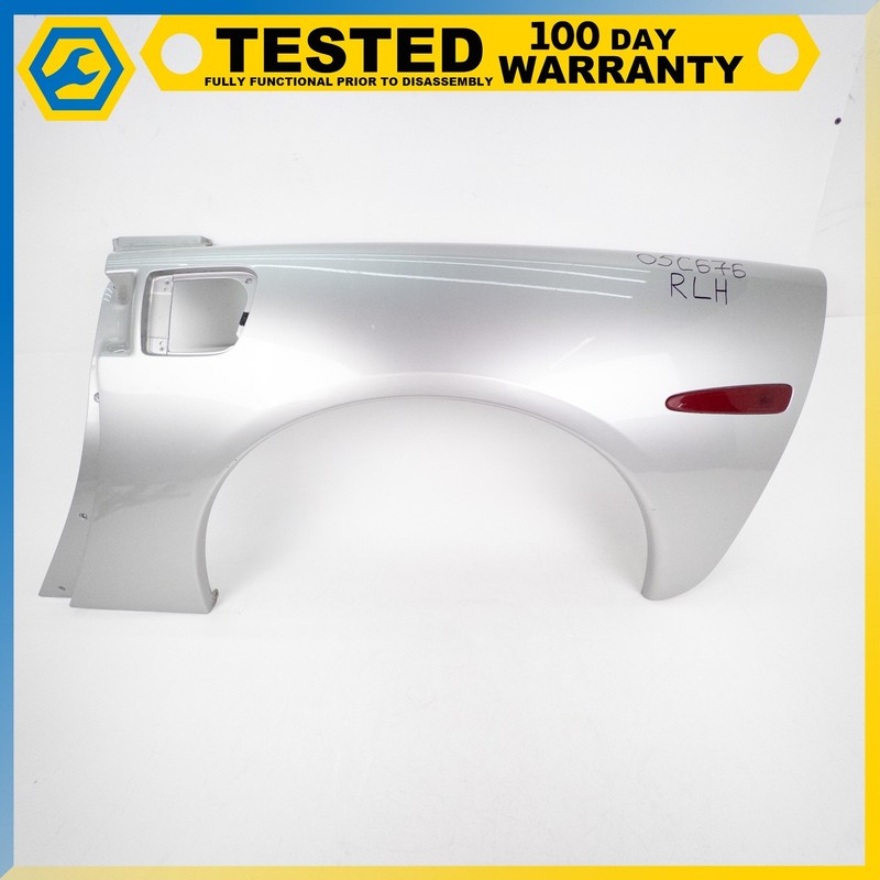 05-13 CHEVROLET CORVETTE C6 REAR LEFT DRIVER SIDE OUTER QUARTER PANEL SILVER OEM